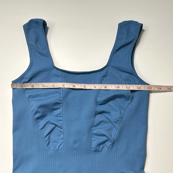 FP Movement Free People Good Karma Flare Onesie Blue XL - Picture 5 of 8